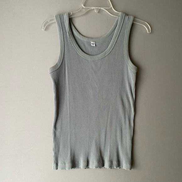 Uniqlo sz S ribbed tank top - Picture 1 of 8